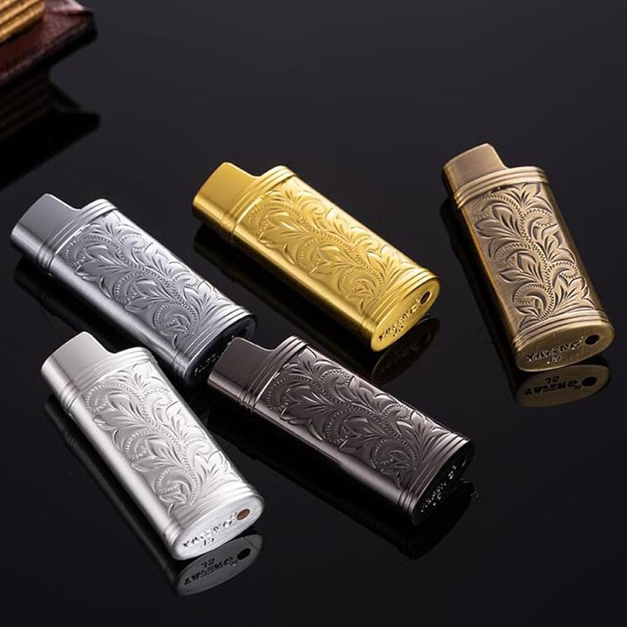 Amazon.co.jp: BIC ライターケースカバー - ヴィンテージ